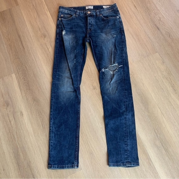 ONLY & Sons slim fitted regular rise button fly softly tapered Jeans - Picture 1 of 13